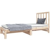  Izvlečna dnevna postelja 2x(90x190) cm trdna borovina, (20724810) | Shoptok.si