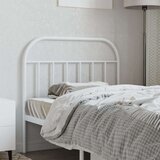 vidaXL Kovinsko vzglavje belo 100 cm | Shoptok.si