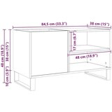vidaXL Ormarić za ploče staro drvo 84,5x38x48 cm od konstruiranog drva | shoptok.hr