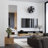  ZEVENTI - Zidni ventilator FREEZE 50W/230V prečnika 40 cm, crni + daljinski upravljač | Eponuda.com