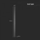  LED spoljašnje zidno svetlo, 10W/230V, 3000K, IP65, 51 cm, antracit | Eponuda.com