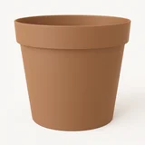 Saksija Melrose fi60/ sa prstenom/moka boja