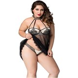 JSY 066 - črn babydoll komplet (XL-2XL) | Shoptok.si