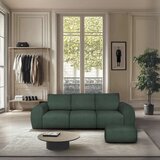 Rodier Zelena sedežna garnitura iz tkanine bouclé 287 cm Mirel – | Shoptok.si