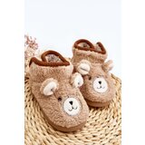 Boto Children's fleece slippers with bear beige Eberra | ePonuda.com