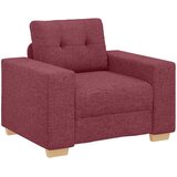SOFA 3 pcs Vjetrovita Crvena 221 x 80 x 80 cm Platnasta tkanina | shoptok.hr