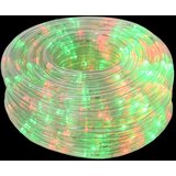  Božićno LED svjetlosno crijevo 2400 LED lampica Crvena Zelena - Crvena i zelena 100 m | shoptok.hr