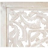 Sobna pregrada s 3 panela bijela 120x165 cm masivno drvo manga | shoptok.hr