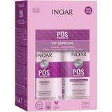 INOAR Pos Progress set za lase po keratinovém narovnání a nanoplastice 2x250 ml | Shoptok.si