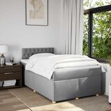  Krevet s oprugama i madracem svjetlosivi 120x190 cm od tkanine | shoptok.hr