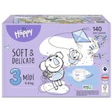 Bella Baby Happy pelene Midi veličina 3, 140 komada | shoptok.hr
