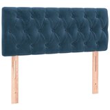 Maison Chic Posteljno vzglavje - Vzglavna omarica - Nočna omarica temno moder 90x7x78/88 cm žamet, (21707306) | Shoptok.si