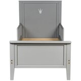 Troll nursery® otroška posteljica royal™ junior 70x140 soft grey | shoptok.hr
