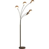  Stojeća svjetiljka 200 cm 5 x E14 srebrna | shoptok.hr