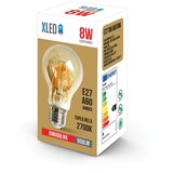 Xled E27 8W A60 Filament Sijalica dimabilna,2700K,220V,950Lm,60*108mm,Ra≥80 PF≥0.5 amber Cene