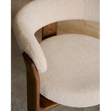 Kave Home Smeđa/bež blagovaonska stolica od čvrste jeseni Granite – | shoptok.hr
