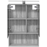  Kupaonski ormar s ogledalom Zidne Siva Sonoma 50 x 14 5 x 70 cm | shoptok.hr