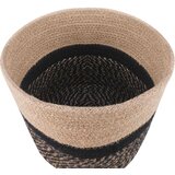  Set saksija za biljke 2 pcs Prirodna i crna Ø 21 x 21 cm | shoptok.hr