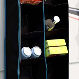 vidaXL Shranjevalna torba Črna in modra 140 x 40 cm oxford Cene