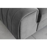 ELTAP Svijetlo siva baršunasti sklopiva sofa 261 cm Laurence – | shoptok.hr