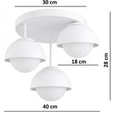 Brilagi Plafonski luster COSMO 3xE27/60W/230V bela/zlatna | Eponuda.com