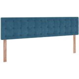 vidaXL Otomanski okvir kreveta s madracima plavi 180x200cm baršunasti | shoptok.hr