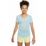 Nike DF TEE SCOOP SE+ Majica za djevojčice, svjetlo plava, veličina