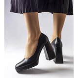 Gemre Black block heel pumps Mailly | shoptok.hr