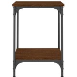  Stolić za kavu smeđa boja hrasta 40x40x55 cm konstruirano drvo | shoptok.hr