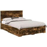  Konstrukcija postelje z vzglavjem Dimljeni oreh 140 x 200 cm, (5000103245) | Shoptok.si