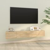 vidaXL Zidni TV ormarići 2 kom hrast 100x30x30 cm konstruirano drvo Cijene