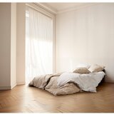 JUNA Bijela posteljina za krevet za jednu osobu od pamučnog perkala 140x200 cm Daisy – | shoptok.hr