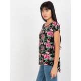 Sublevel Blouse-D73771R10978P-black-green | shoptok.hr