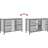 Ormarić za Lavabo - Umivaonik s ladicama siva sonoma 90x34 5x60 cm | shoptok.hr