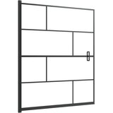 Pregrada za tuš ESG 116 x 140 cm crna | shoptok.hr