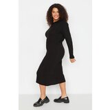 Trendyol Curve Plus Size Dress - Black - Bodycon Cijene