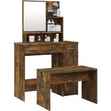 Set toaletni stolić boja dimljenog hrasta 86,5x35x136 cm | shoptok.hr