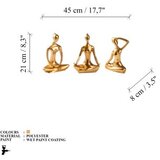 WALLXPERT set ukrasnih predmeta (3 komada) figure yoga | ePonuda.com