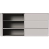 Hammel Furniture Svijetlo siva viseća vitrina 120x59 cm Edge by Hammel – Cijene