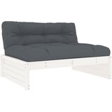 Maison Chic Sredinski kavč - Sofa - Kanape bel 120x80 cm trdna borovina, (21726833) Cene