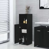  Kopalniško pohištvo 3 kosi črne barve iverna plošča, (20680366) | Shoptok.si