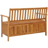  Klupa za pohranu 120 cm od masivnog bagremovog drva | shoptok.hr