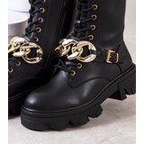 D/CEO Beige insulated boots with chain Harrison | Shoptok.si