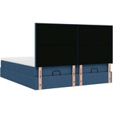  Otomanski okvir kreveta s madracima plavi 200x200cm tkanine | shoptok.hr