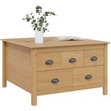  Stolić za kavu Medeno smeđa 79.5 x 79.5 x 49 cm Čvrsto borovo drvo - boja meda | shoptok.hr