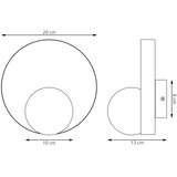  Zidna svetiljka KIDO 1xG9/8W/230V crna | Eponuda.com