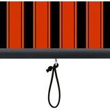 vidaXL Vanjska Roleta Narančasta i bijela 180 x 250 cm tkanina | shoptok.hr