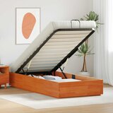  Otomanski krevet Vosak Smeđa 90 x 200 cm Masivna borovina | shoptok.hr