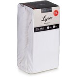  Pamučna plahta s gumicom Lyon XXL - bijela 160x200 cm | shoptok.hr