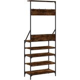  Stalak za odjeću i cipele boja hrasta 70x34x184 cm | shoptok.hr